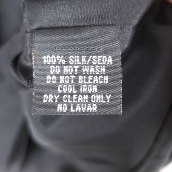 Kenneth Cole Black 100% Silk Dress - Picture 6 of 8